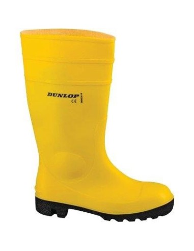 STIVALE PVC ANTINFORTUNIO WORK-ITS DUNLOP GIALLO S5