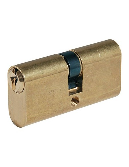 CILINDRO OVALE 2302 IBFM OTTONE CHIAVI 3 MM 54 27+27