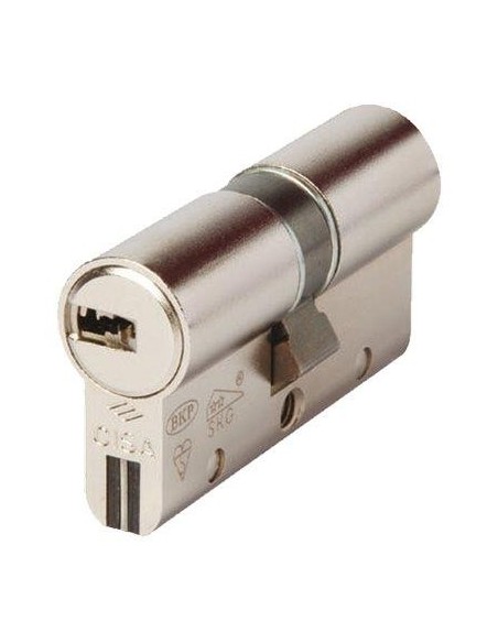 CILINDRO SAGOMATO AP4 S CISA  OTT.NICH.SATIN CHIAVI 5 MM  90 40+50