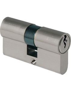 CILINDRO SAGOMATO 2300 IBFM OTT.CROMO SATINATO CHIAVI 3 CAMMA DIN MM 60 30+30