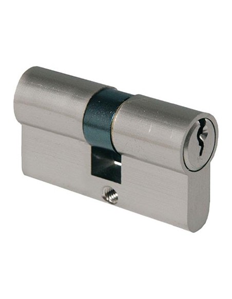 CILINDRO SAGOMATO 2300 IBFM OTT.CROMO SATINATO CHIAVI 3 CAMMA DIN MM 80 40+40