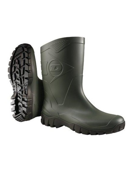 STIVALE PVC TRONCHETTO DANE DUNLOP VERDE