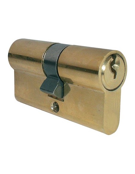 CILINDRO SAGOMATO 2300 IBFM OTTONE CHIAVI 3 CAMMA DIN MM 60 30+30 KA