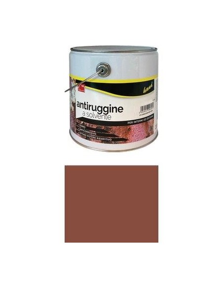 ANTIRUGGINE A SOLVENTE HAND ROSSO LT 2,5
