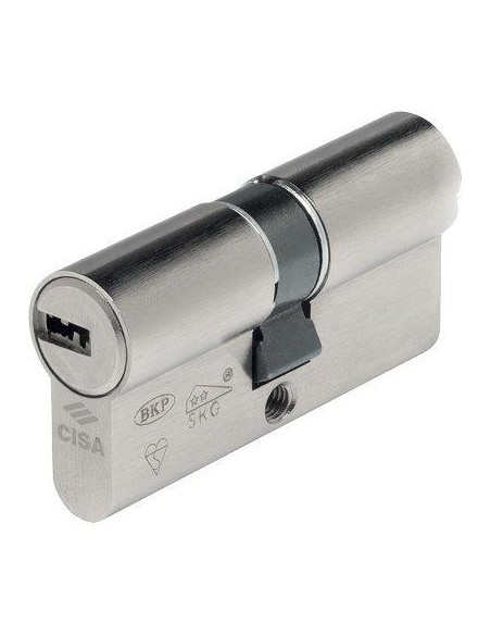 CILINDRO SAGOMATO ASIXP8 PRO CISA OTT.NICH.SATIN CHIAVI 5+1 MM 90 30+60