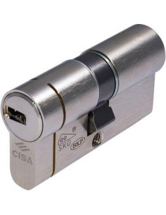 CILINDRO SAGOMATO ASTRAL TEKNO PRO CISA OTT.NICH.SATIN CHIAVI 5+1 MM  70 30+40