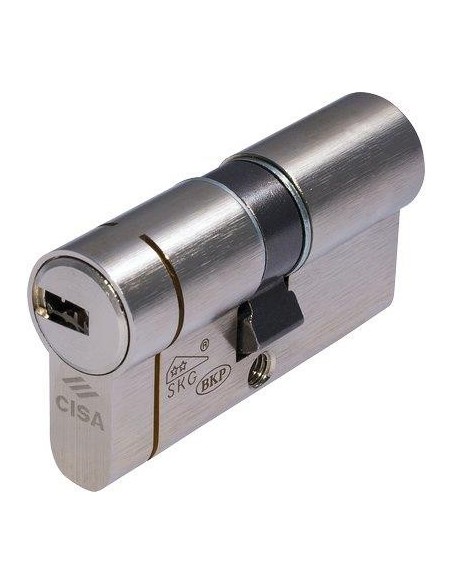 CILINDRO SAGOMATO ASTRAL TEKNO PRO CISA OTT.NICH.SATIN CHIAVI 5+1 MM  90 45+45