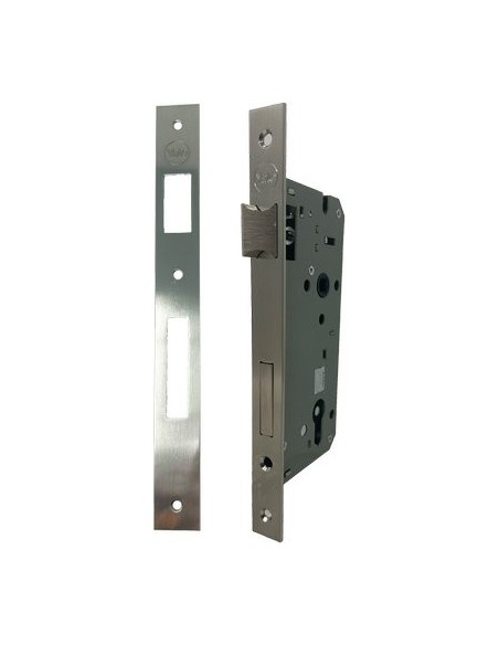 SERRATURA LEGNO INFILARE 52X YALE B.Q NICHELATO F.MM 22 F.SAGOM M2+SCR+Q8 E.MM 35