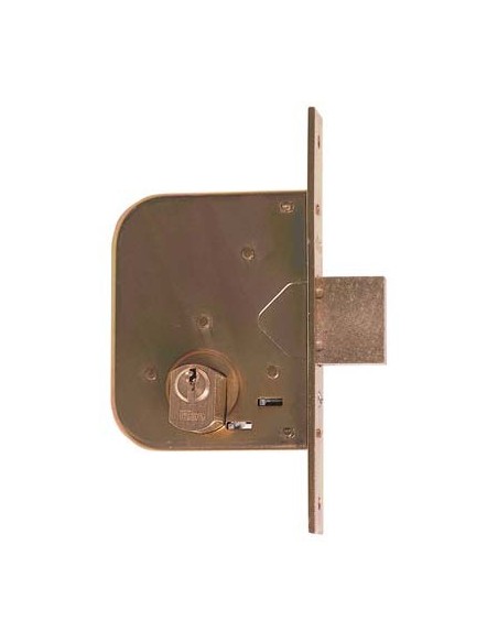 SERRATURA CANCELLO INFILARE 601450 ISEO B.Q ZINC F.MM 22 C.SFACC M2 E.MM 45