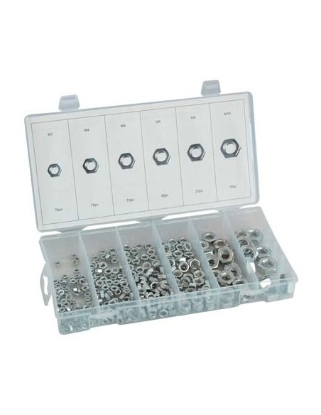 DADO ESAGONALE ZINCATO IN KIT SELF HAND M 3/10 CF - PZ 300