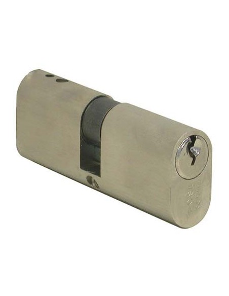 CILINDRO OVALE 08110 LOGO OTTONE CHIAVI 3 MM 63 28+35