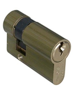 MEZZO CILINDRO SAGOMATO 08031 LOGO OTTONE CHIAVI 3 MM 40 30+10