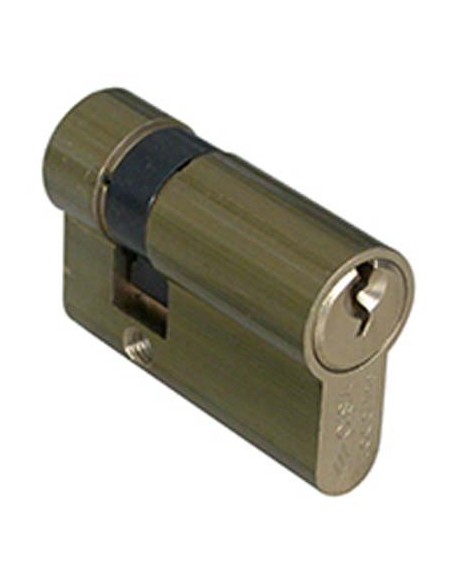 MEZZO CILINDRO SAGOMATO 08031 LOGO OTTONE CHIAVI 3 MM 40 30+10