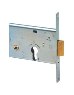 SERRATURA METALLO INFILARE 44145 CISA B.Q ZINC F.MM 16 F.SAGOM M1+SCR H.MM 82 E.MM 60