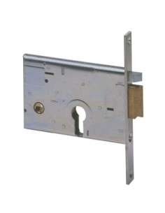 SERRATURA METALLO INFILARE ELETTRICA 14010 CISA B.Q ZINC F.MM 16 F.SAGOM+SCR H.MM 82 E.MM 60 SX