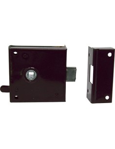 SERRATURA LEGNO APPLICARE 189 BONAITI Q6+SCR+BLOCCO E.MM 35 DX