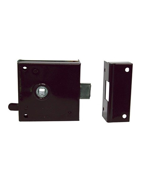 SERRATURA LEGNO APPLICARE 189 BONAITI Q6+SCR+BLOCCO E.MM 35 DX