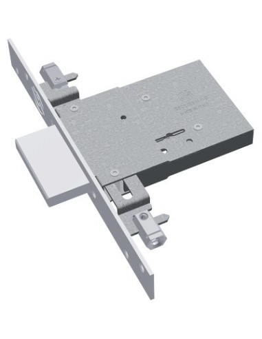 SERRATURA METALLO INFILARE 2003 SECURMAP SECUREMME B.Q ZINC F.MM 25 DM M4 TRIPL H.MM 73 E.MM 60
