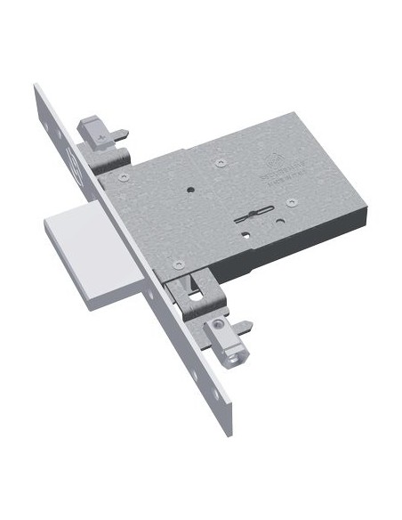 SERRATURA METALLO INFILARE 2003 SECURMAP SECUREMME B.Q ZINC F.MM 25 DM M4 TRIPL H.MM 73 E.MM 60
