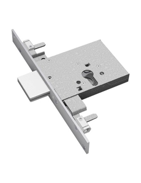 SERRATURA METALLO INFILARE 2053 SECUREMME B.Q ZINC F.MM 25 F.SAGOM M3 TRIPL H.MM 82 E.MM 60