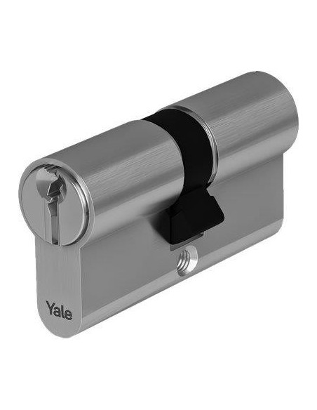 CILINDRO SAGOMATO Y500 YALE OTTONE NICHELATO CHIAVI 3 CAMMA DIN MM 70 35+35