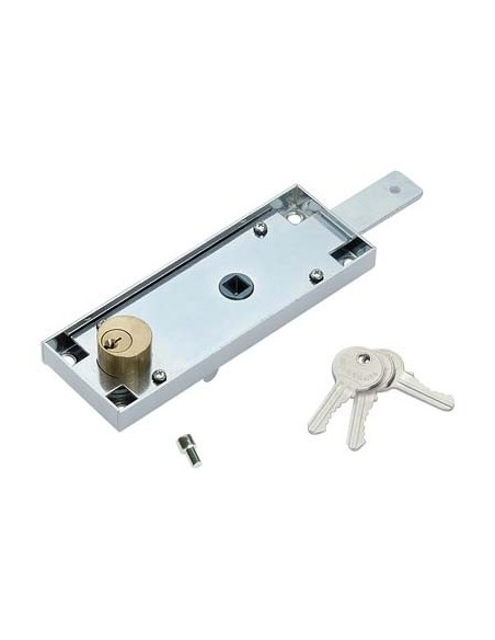 SERRATURA BASCULANTE APPLICARE 2290 SECUREMME C.TONDO FISSO+Q8 I.MM 67 C.DRITTO CF - PZ 2