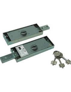 SERRATURA SERRANDA APPLICARE 1625 POTENT DM LATERALE DX+SX C.DIRITTO CF - PZ 2