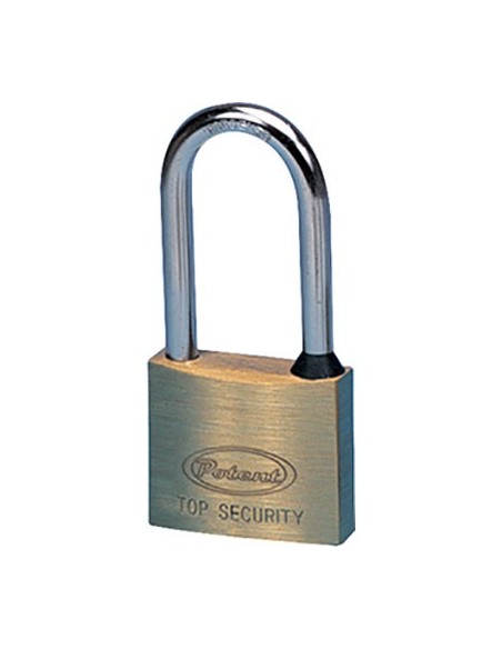 LUCCHETTO ARCO MEDIO 2700 POTENT OTTONE ARCO CROMATO CHIAVI 2 MM 30