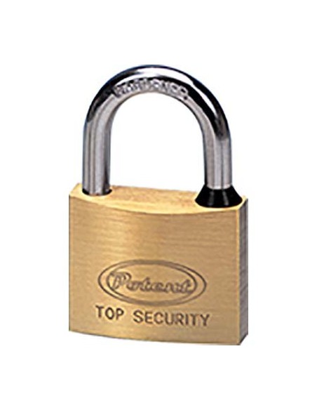 LUCCHETTO 2700 KA POTENT OTTONE ARCO CROMATO CHIAVI 2 MM 50