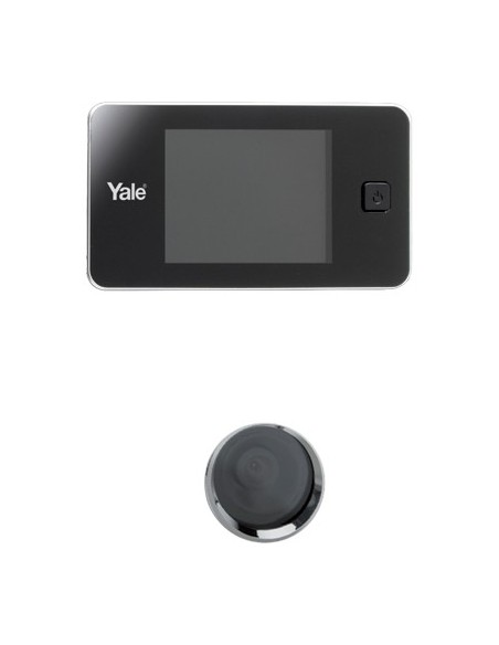 SPIONCINO ELETTRONICO YALE ORO CON SCHERMO LCD 3,2" MM. 38-110