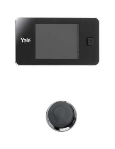 SPIONCINO ELETTRONICO YALE ARGENTO CON SCHERMO LCD 3,2" MM. 38-110