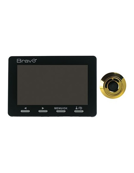 SPIONCINO ELETTRONICO MAXI SOTTOCCHIO BRAVO ORO CON SCHERMO LCD 4,3" MM. 40-105
