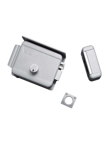 SERRATURA CANCELLO APPLICARE ELETTRICA 680 YALE VERN C.TONDO FISSO+SCR+TETT E.MM 70 DX