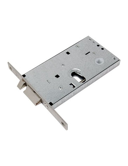 SERRATURA METALLO INFILARE ELETTRICA 85000 YALE B.Q INOX F.MM 16 F.OV+SCR+F+Q8 H.MM 78 E.MM 70