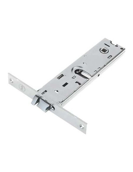 SERRATURA METALLO INFILARE ELETTRICA 85400 YALE B.Q INOX F.MM 16 F.OV+SCR+F+Q8 H.MM 44 E.MM 80