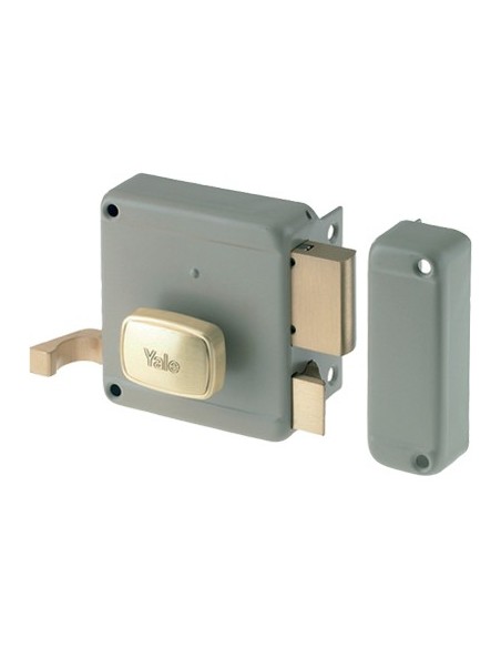 SERRATURA LEGNO APPLICARE 620 YALE C.STACCATO M2+TIRANTE+POMOLO E.MM 40 SX