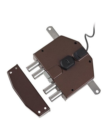 SERRATURA LEGNO APPLICARE ELETTRICA 6823 YALE POMPA MM 50 M4 TRIPL.SCR E.MM 65 DX