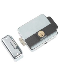 SERRATURA CANCELLO APPLICARE ELETTRICA 5011 FEB C.TONDO FISSO+SCR DX/SX