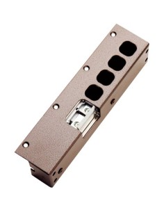 INCONTRO ELETTRICO 94080 MOTTURA ACCIAIO VERNICIATO  MM 21,45X52 H MM 46 DX