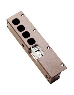 INCONTRO ELETTRICO 94080 MOTTURA ACCIAIO VERNICIATO  MM 21,45X52 H MM 46 SX