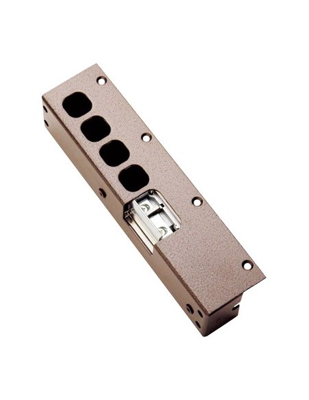 INCONTRO ELETTRICO 94080 MOTTURA ACCIAIO VERNICIATO  MM 21,45X52 H MM 46 SX