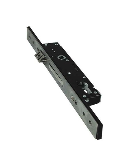 SERRATURA MONTANTE INFILARE 1400S OMEC B.Q INOX F.MM 25 F.SAGOM M1 SCR+Q8 E.MM 35