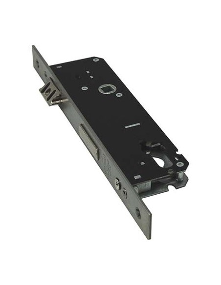 SERRATURA MONTANTE INFILARE 1300 OMEC B.Q INOX F.MM 22 F.SAG. M1+SCR E.MM 30