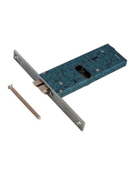 SERRATURA METALLO INFILARE ELETTRICA 399 OMEC B.Q NICH F.MM 16 F.OVALE+SCR H.MM 44 E.MM 60 SX