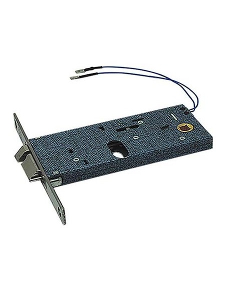 SERRATURA METALLO INFILARE ELETTRICA 788 OMEC B.Q NICH F.MM 16 F.OVALE M1+SCR H.MM 64 E.MM 70