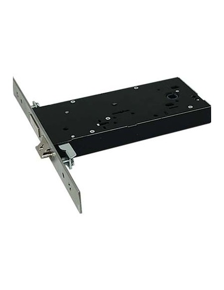 SERRATURA METALLO INFILARE 5960 OMEC B.Q INOX F.MM 25 DM M4 TRIPL+SCR H.MM 82,5 E.MM 90