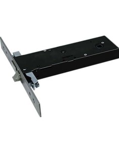 SERRATURA METALLO INFILARE 5980 OMEC B.Q INOX F.MM 25 DM M4 TRIPL+SCR H.MM 57 E.MM 90