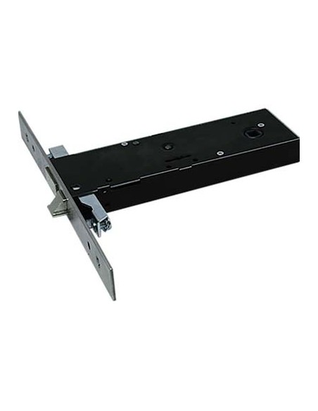 SERRATURA METALLO INFILARE 5980 OMEC B.Q INOX F.MM 25 DM M4 TRIPL+SCR H.MM 57 E.MM 90