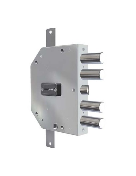 SERRATURA METALLO APPLICARE 2155 PLUS CR DM M4 TRIPL+SCR IP.MM 28 E.MM 60 SX