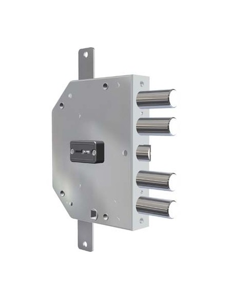 SERRATURA METALLO APPLICARE 2155 MRX CR DM M4 TRIPL+SCR IP.MM 28 E.MM 60 DX